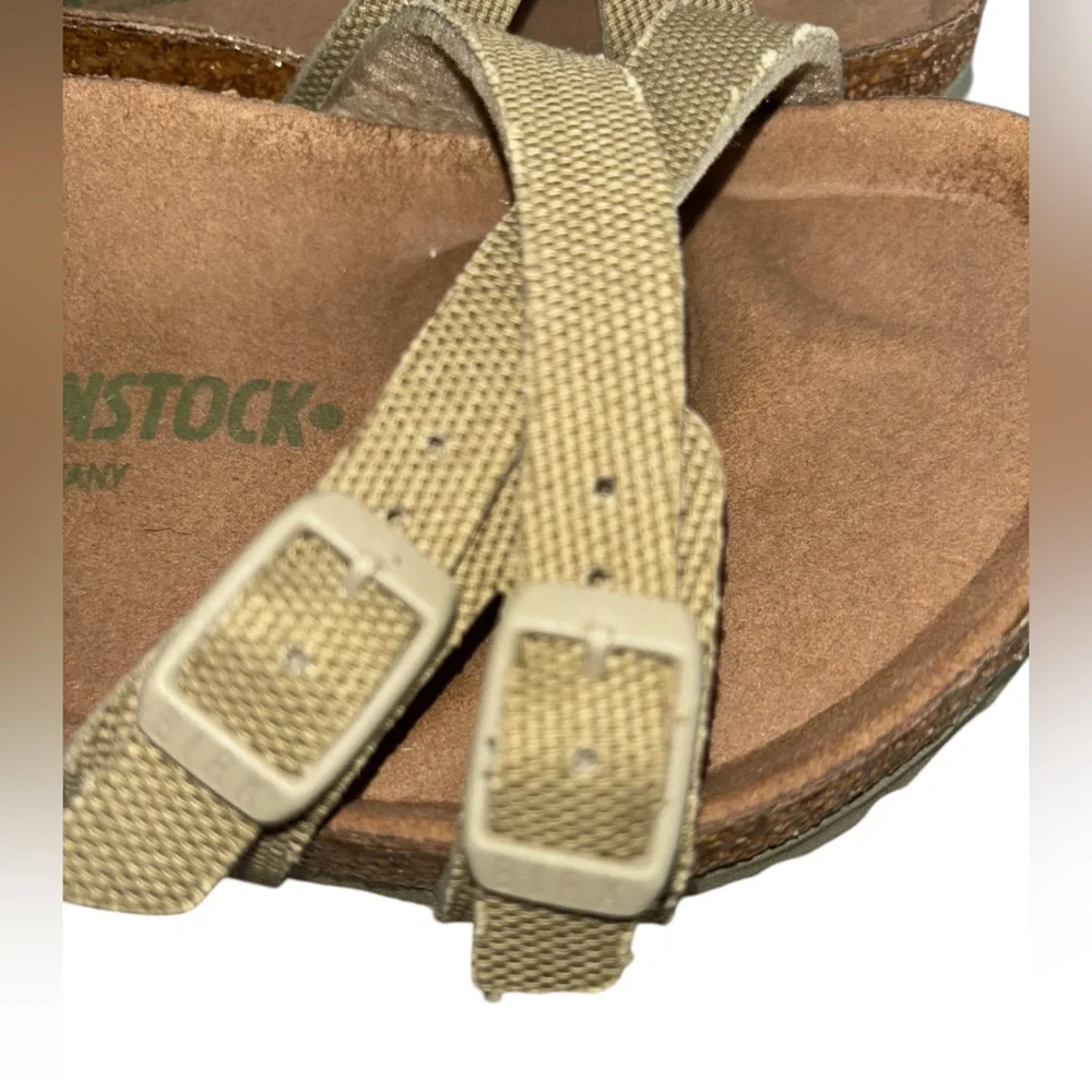 Birkenstock Franca Vegan Canvas Sandals NEW without tags or box 38/7-7.5 - Picture 5 of 9